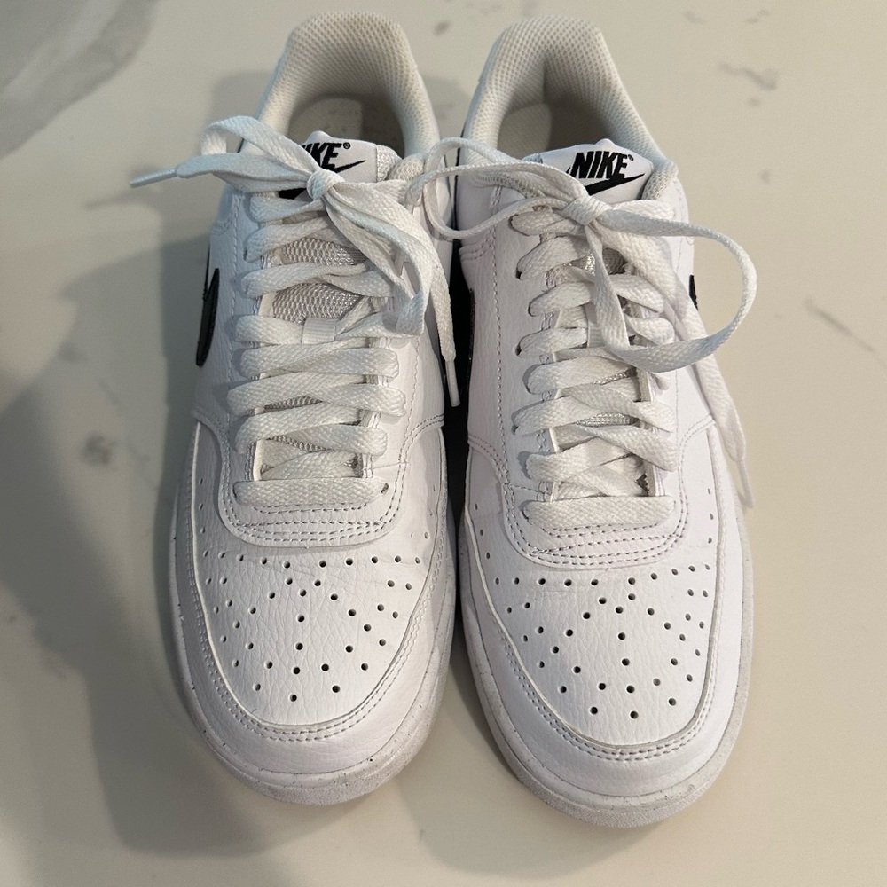 Nike Court Vision Low Next Nature - White/Black - Picture 3 of 8